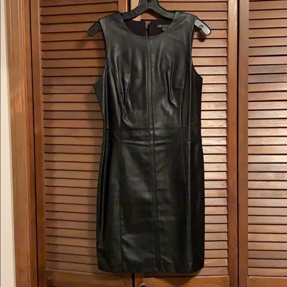 Armani Exchange Leather Dress (not real leather)